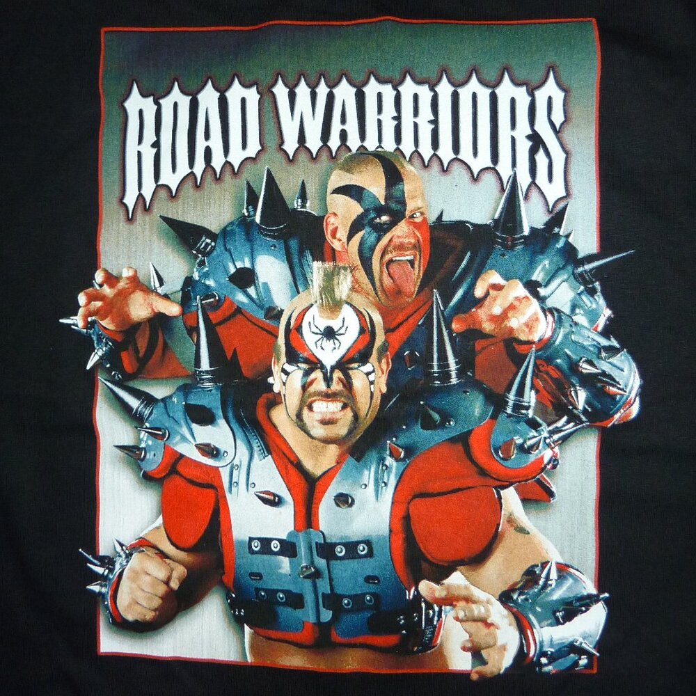 ROAD WARRIORS shirt NEW UNWORN Official WWE Hawk Animal Legion of Doom WWF WCW